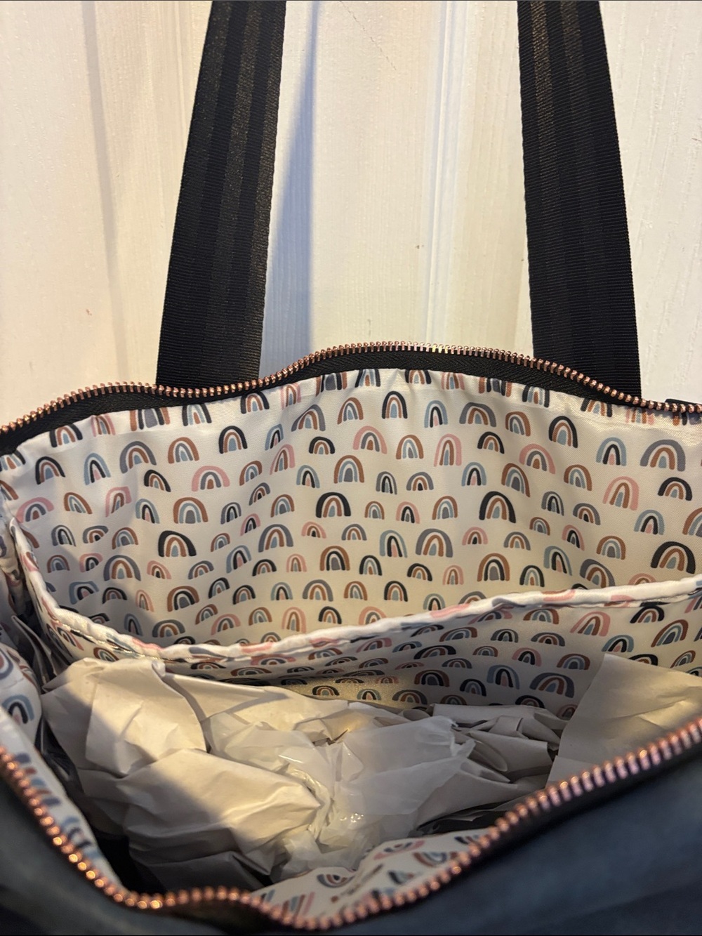 BNWT Petunia Pickle Bottom Navy and Blush Convertible Pivot Pack Diaper Backpack - Picture 7 of 9